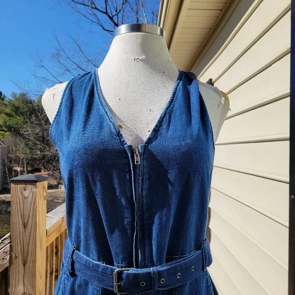 Rachel Comey  - Denim Jumpsuit - Picture 6 of 9